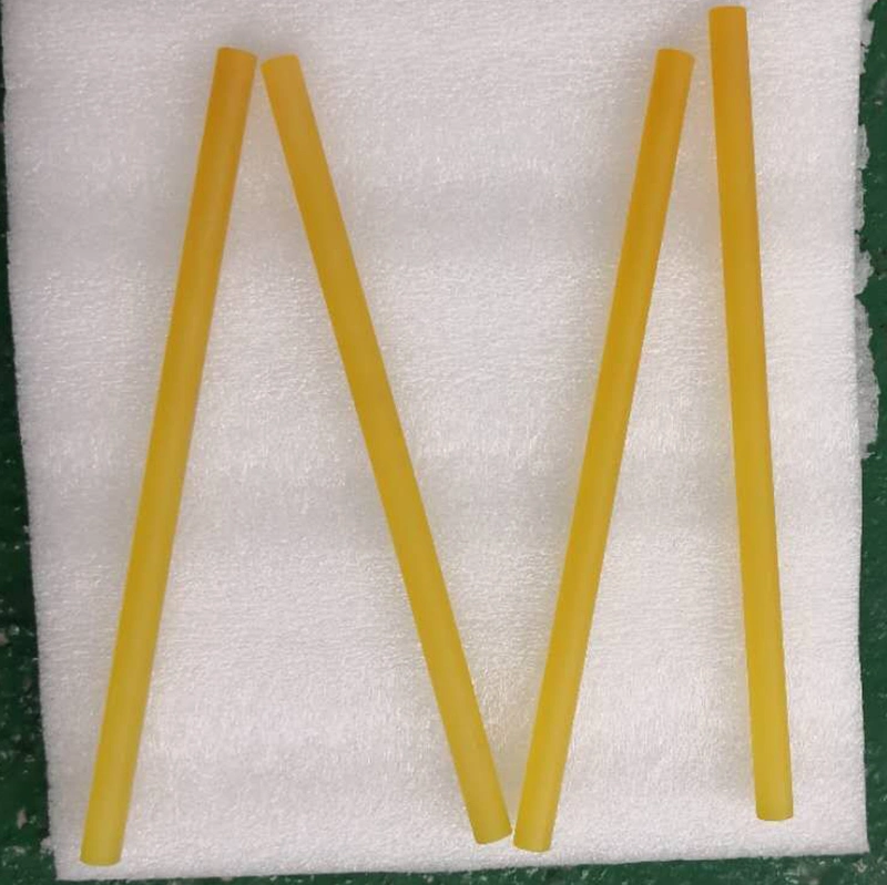 1064nm Yellow Laser Crystal YAG Rods D8mm*Length: 145mm ND: Ce: YAG Crystal for Laser Cutting Machine